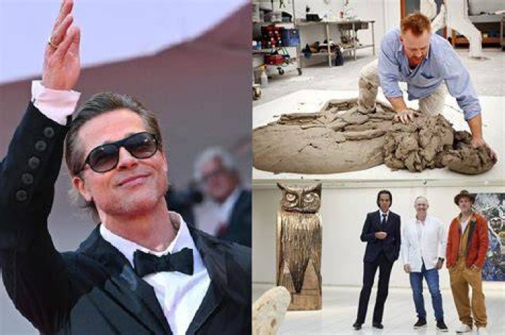 Brad Pitt, a… sculptor?