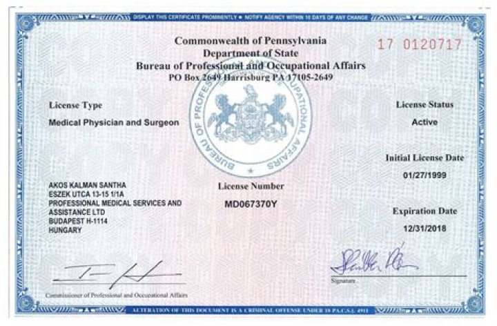 CT State Medical License