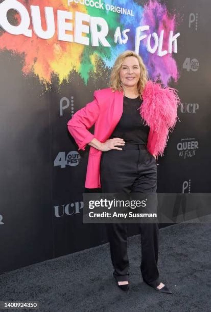 Kim Cattrall attends Peacock's "Queer As Folk" world premiere event in Partnership with Outfest's OutFronts Festival at The Theatre at Ace Hotel on June 03, 2022 in Los Angeles, California.