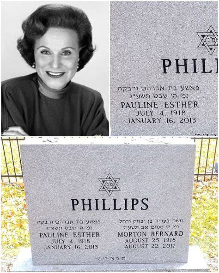 Pauline Esther Friedman Phillips Biography
